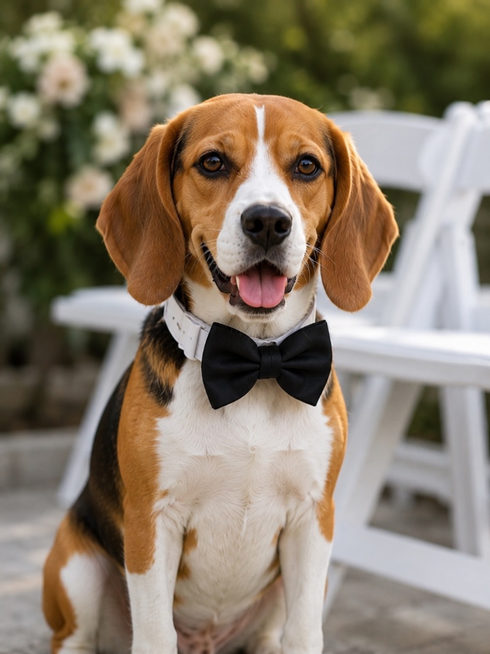 🦋🧑‍🎄 Wedding Formal Tuxedo Satin Bow Tie Dog Collar NWT Medium Breeds 10-16”